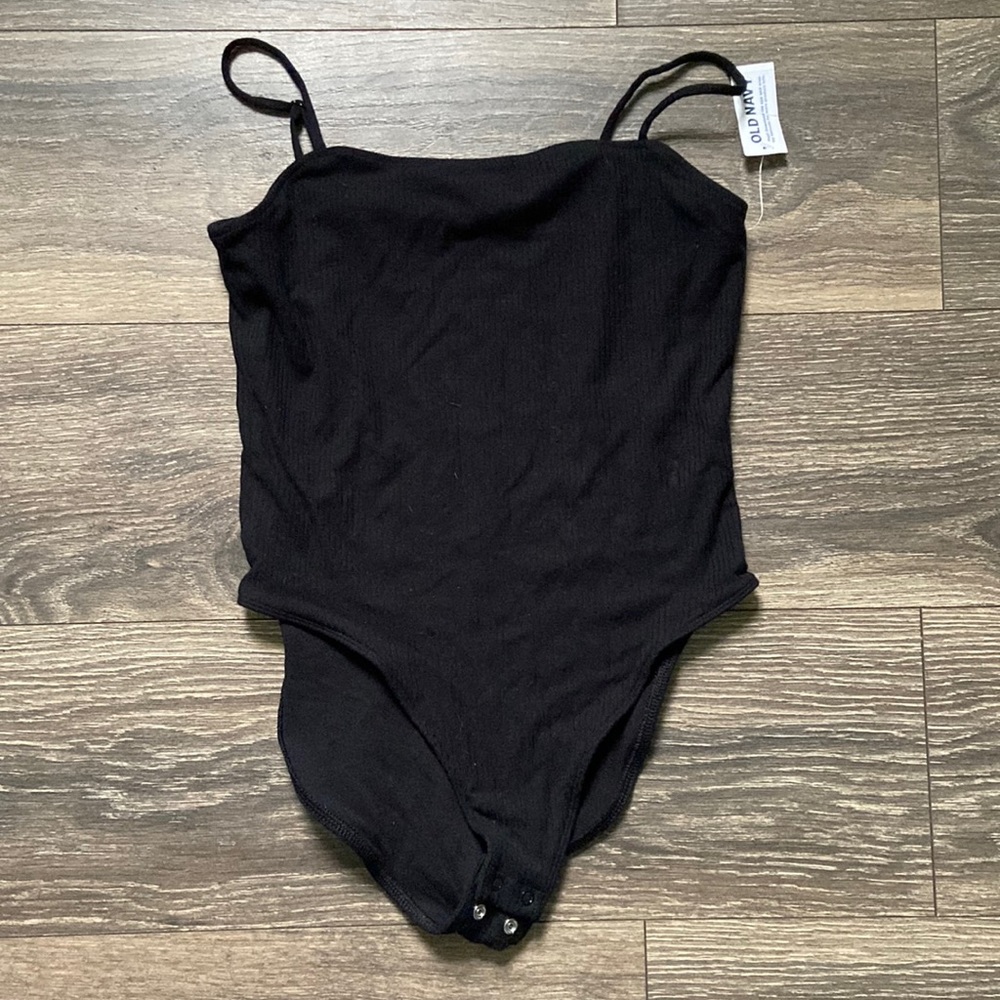 Old navy black ribbed woman’s size xs body suit
